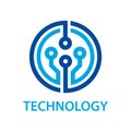 Electronic circuit board technology symbol