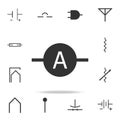 Electronic circuit symbol icon. Detailed set of web icons. Premium quality graphic design. One of the collection icons for website