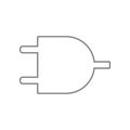 Electronic circuit symbol icon. Element of web for mobile concept and web apps icon. Outline, thin line icon for website design