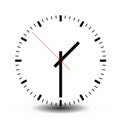 Electronic clock vector