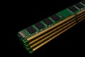 Electronic collection - computer random access memory (RAM) modules Royalty Free Stock Photo