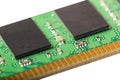 Electronic collection - computer random access memory RAM modu Royalty Free Stock Photo