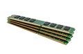 Electronic collection - computer random access memory (RAM) modules Royalty Free Stock Photo