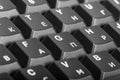 Electronic collection - detail computer keyboard Royalty Free Stock Photo