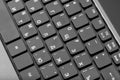 Electronic collection - laptop keyboard Royalty Free Stock Photo