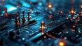 Electronic components, computer electronics