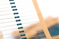 Electronic components: resistors on paper tape - Image Royalty Free Stock Photo