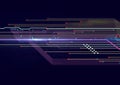 Electronic computer hardware technology. Template design