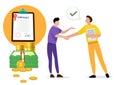 Electronic contract, sales contract terms, standard for quality control, payment terms and conditions, certification abstract
