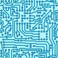 Electronic digital circuit board - seamless vector