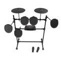 Electronic Drum Kit on white. Front view. 3D illustration