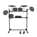 Electronic Drum Kit on white. Front view. 3D illustration