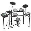 Electronic Drum Kit on white. 3D illustration