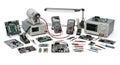 Electronic Equipment Variety on White Background Power Supplies Oscilloscopes and Breadboards for Electronic Royalty Free Stock Photo