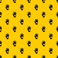 Electronic glove pattern vector