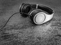 Electronic headphones Royalty Free Stock Photo
