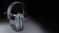 Electronic hearing protection with copy space Royalty Free Stock Photo