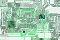 Electronic high-tech circuit board background Royalty Free Stock Photo