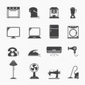 Electronic home icons