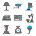 Electronic icons Royalty Free Stock Photo