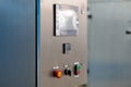 electronic industrial control panel enclosure Royalty Free Stock Photo