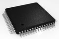 Electronic integrated circuit chip Royalty Free Stock Photo