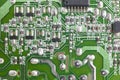 Electronic integrated circuitry macro detail. Technology background