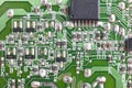 Electronic integrated circuitry macro detail. Technology background