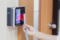 Electronic key and finger access control system