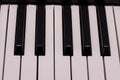 Electronic keyboard detail Royalty Free Stock Photo