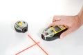 Electronic laser level