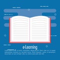 Electronic learning with ebook