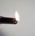 An electronic lighter. Burning the kitchen stove