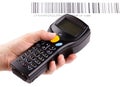 Electronic manual scanner of bar codes