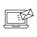 Electronic marketing, email Vector Icon which can easily modify or edit Royalty Free Stock Photo