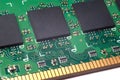 Electronic module RAM memory Royalty Free Stock Photo