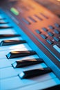 Electronic Music Keyboard Royalty Free Stock Photo