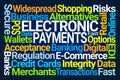 Electronic Payments Word Cloud