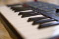 Electronic piano keyboard Royalty Free Stock Photo