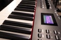 Electronic piano, keyboard musical instrument Royalty Free Stock Photo