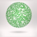 Electronic Printed circuit board globe