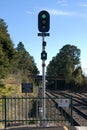 Electronic Railway Signal Royalty Free Stock Photo