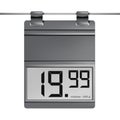 Electronic shelf label isolated on white background. E-paper display for retail store price tags. Information screen
