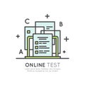 Electronic Test System, Distance Examination Process