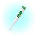 Electronic thermometer, temperature 36.6