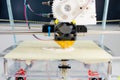 3D printer - electronic three dimensional plastic Royalty Free Stock Photo