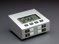 An electronic timer with its large digital display and intuitive interface created with Generative AI Royalty Free Stock Photo