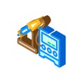 electronic tools electronics isometric icon vector illustration