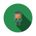 Electronic Vacuum Tube Icon Royalty Free Stock Photo