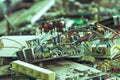Electronic waste ready for recycling Royalty Free Stock Photo